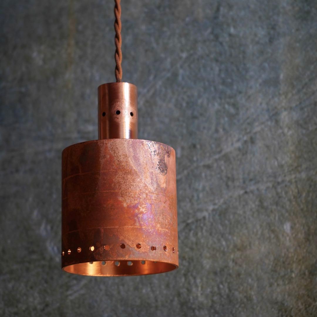 【一点物】環-tamaki- M (銅のペンダント照明器具)