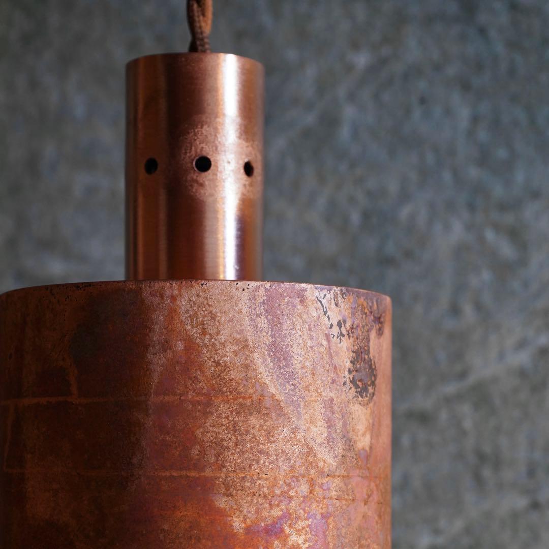 【一点物】環-tamaki- M (銅のペンダント照明器具)