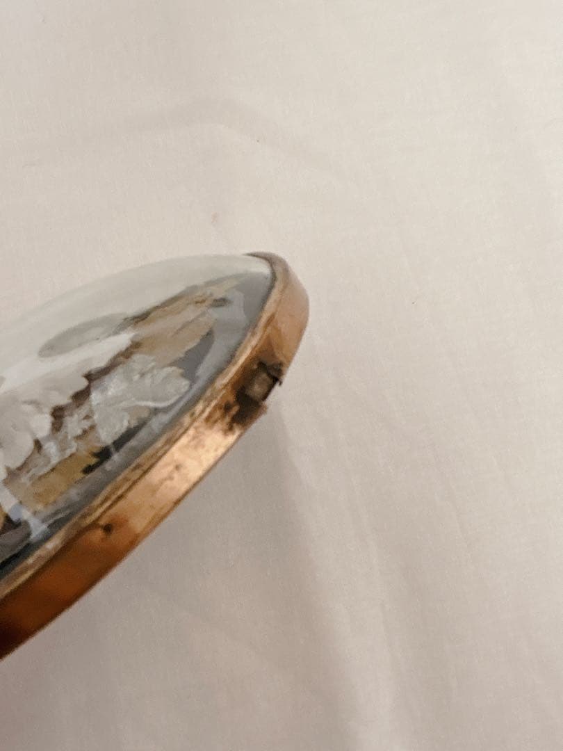 フランスアンティーク　メダイヨン　壁掛け　マリアさま