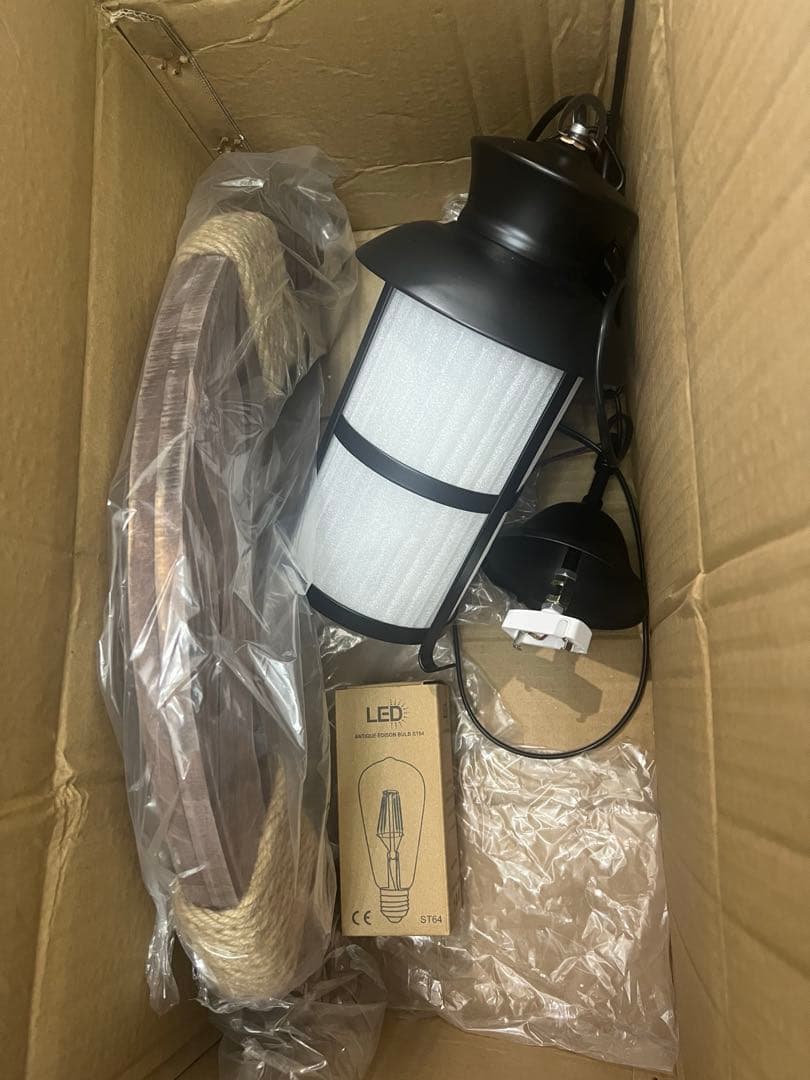 引掛けシーリング用 レトロスタイル ペンダントライト