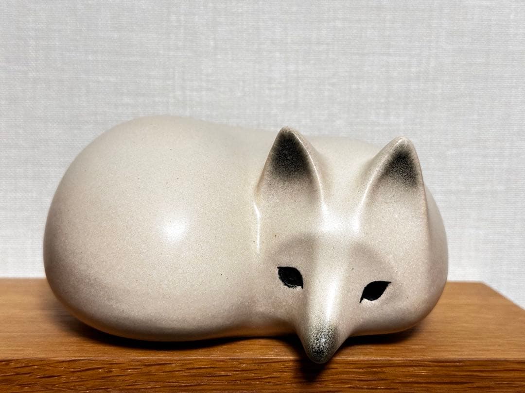 リサラーソン 幸福のキツネ 雪の中のFOX Lサイズ