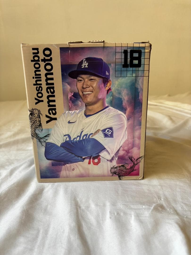 山本由伸 ロサンゼルス・ドジャース ボブルヘッド人形, 2024年6月13日配布