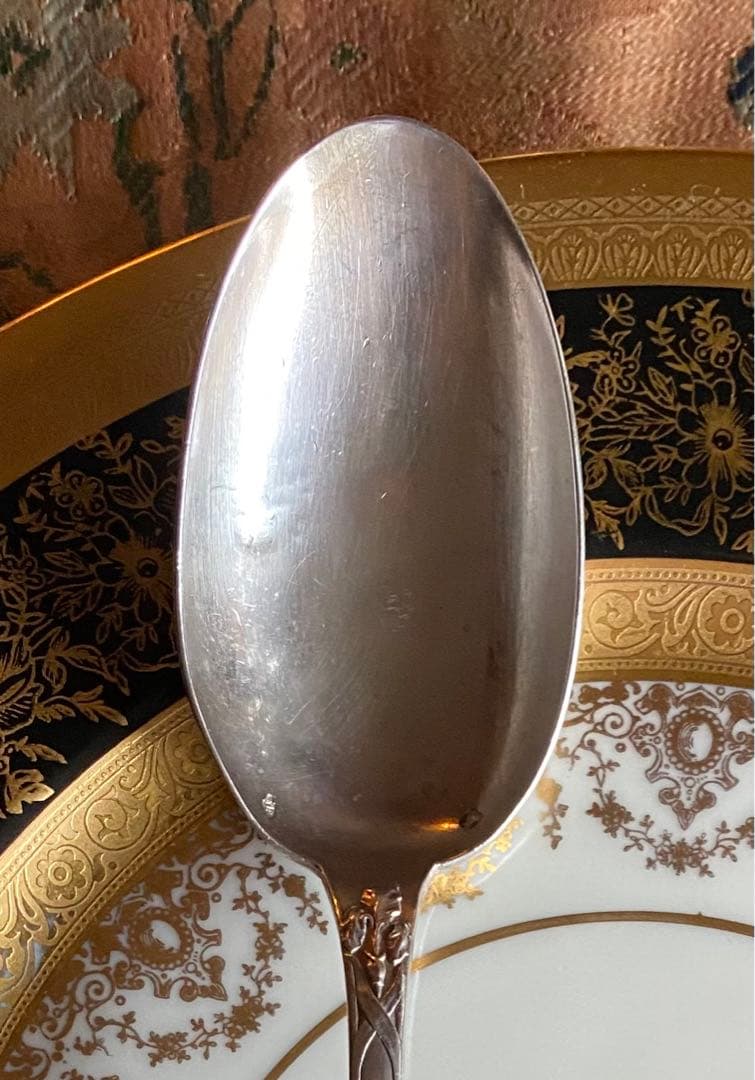 特価企画　ピュイフォルカ　アイリス　純銀ディナースプーン　フォーク各2本