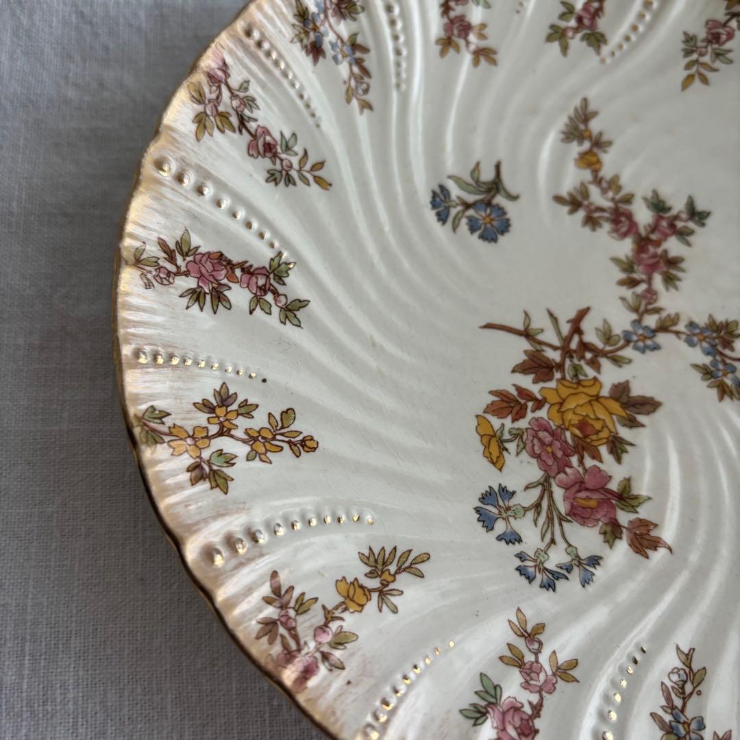 フランスアンティーク サルグミンヌ Louis XVプレート2枚セット