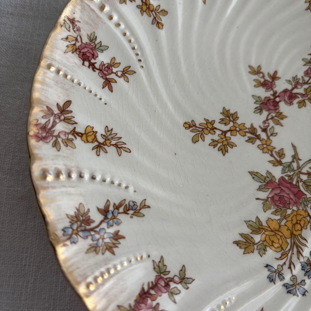 フランスアンティーク サルグミンヌ Louis XVプレート2枚セット