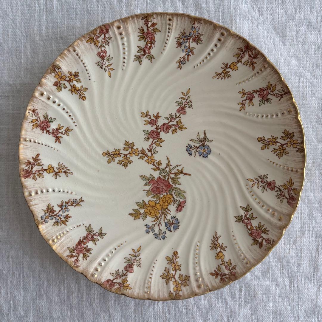 フランスアンティーク サルグミンヌ Louis XVプレート2枚セット