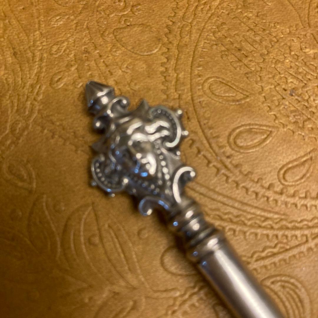 【純銀/約68.5g】ドイツ ソースレードル/19cm【マスカロン】