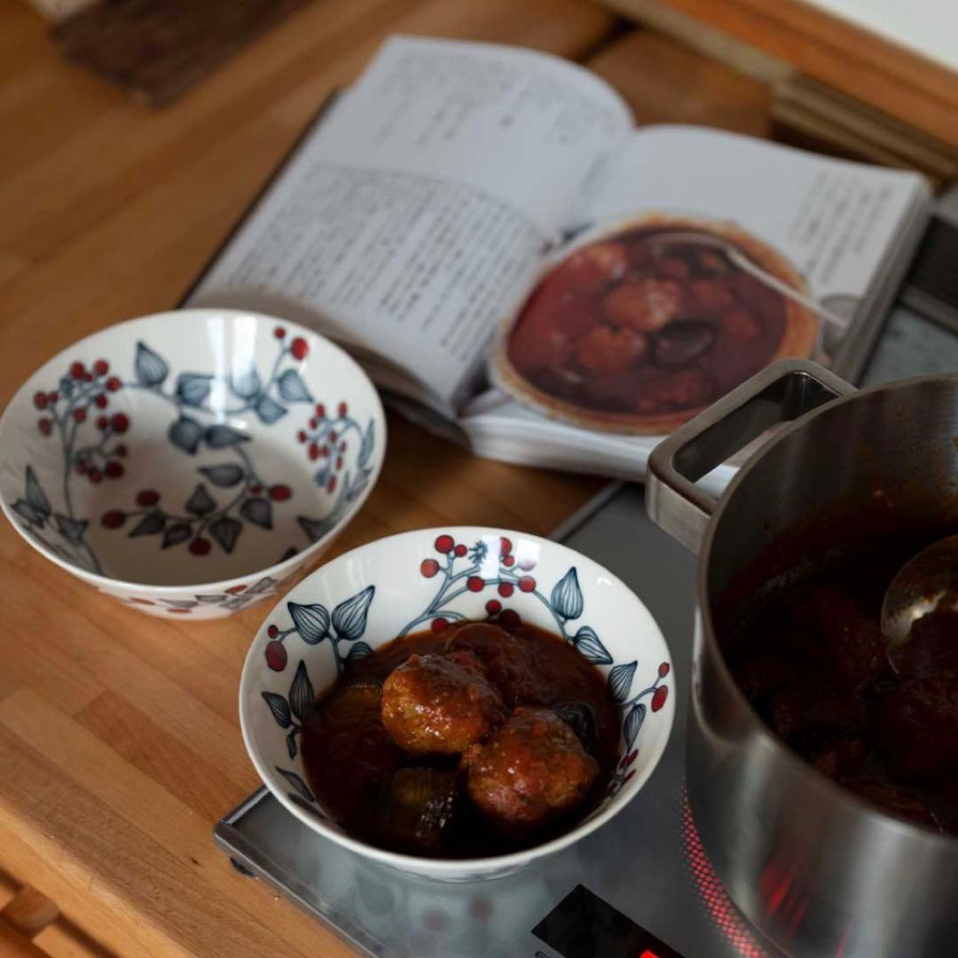 新品 2個 ARABIA Runo ルノ フロストベリー ボウル 17cm