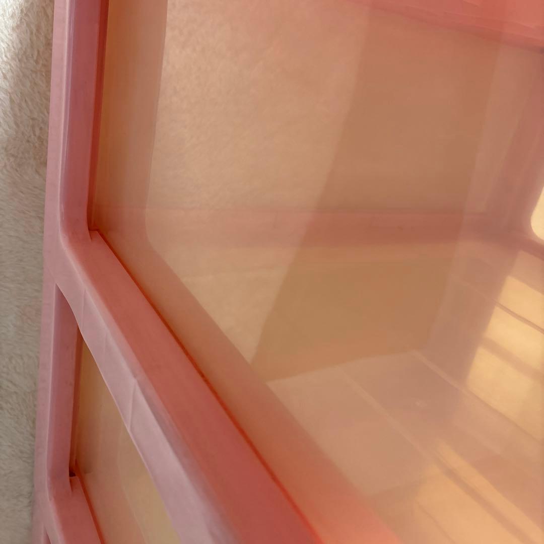 【レア】kitty キティ　プラスティックケース　ラック　収納3段チェスト