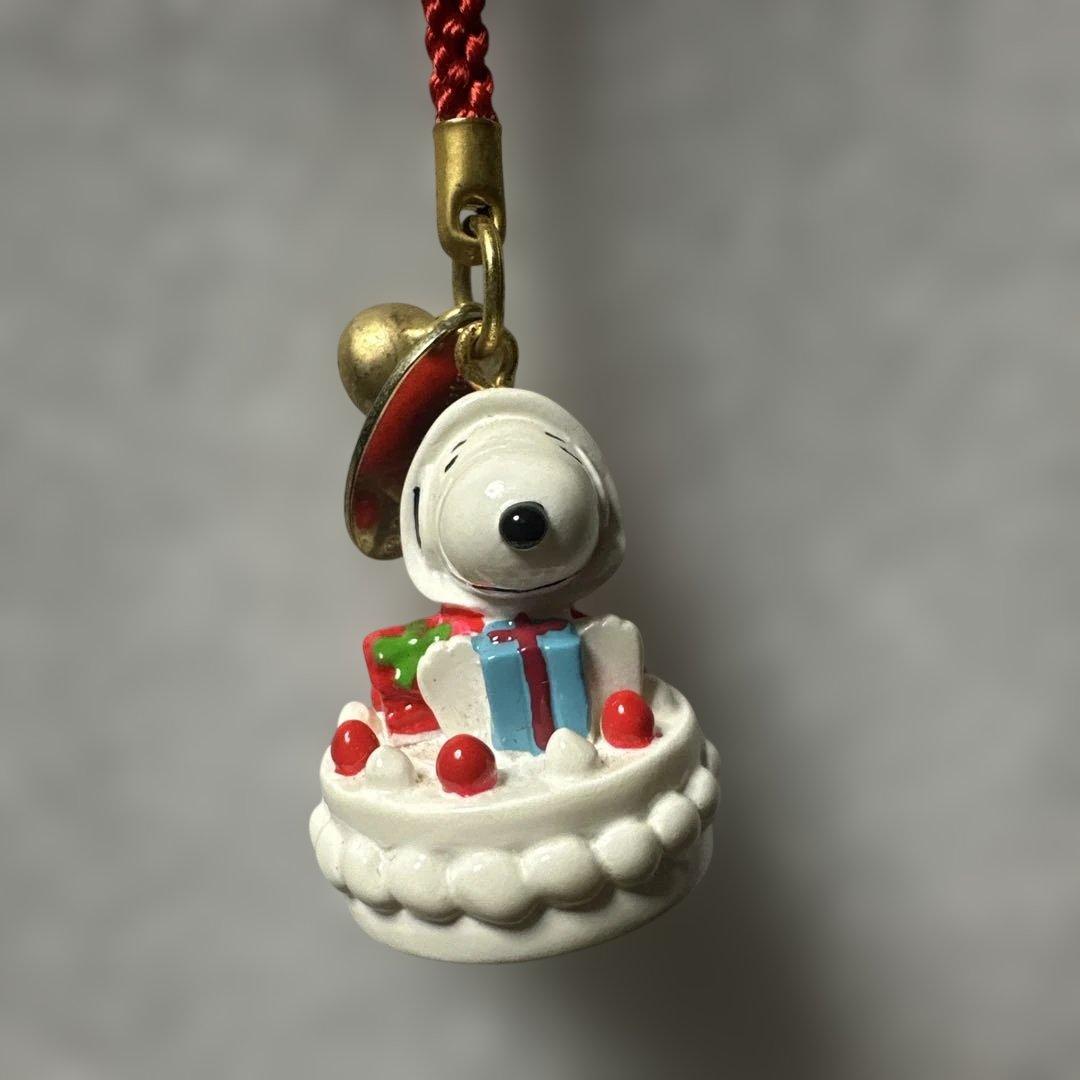 USJ限定　SNOOPY Xmasケーキストラップ レア