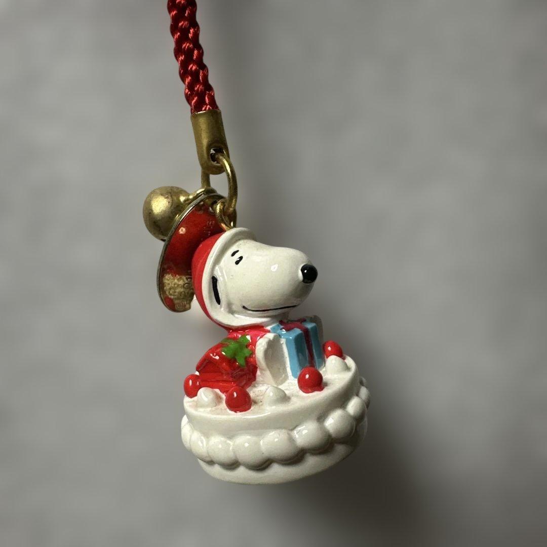USJ限定　SNOOPY Xmasケーキストラップ レア