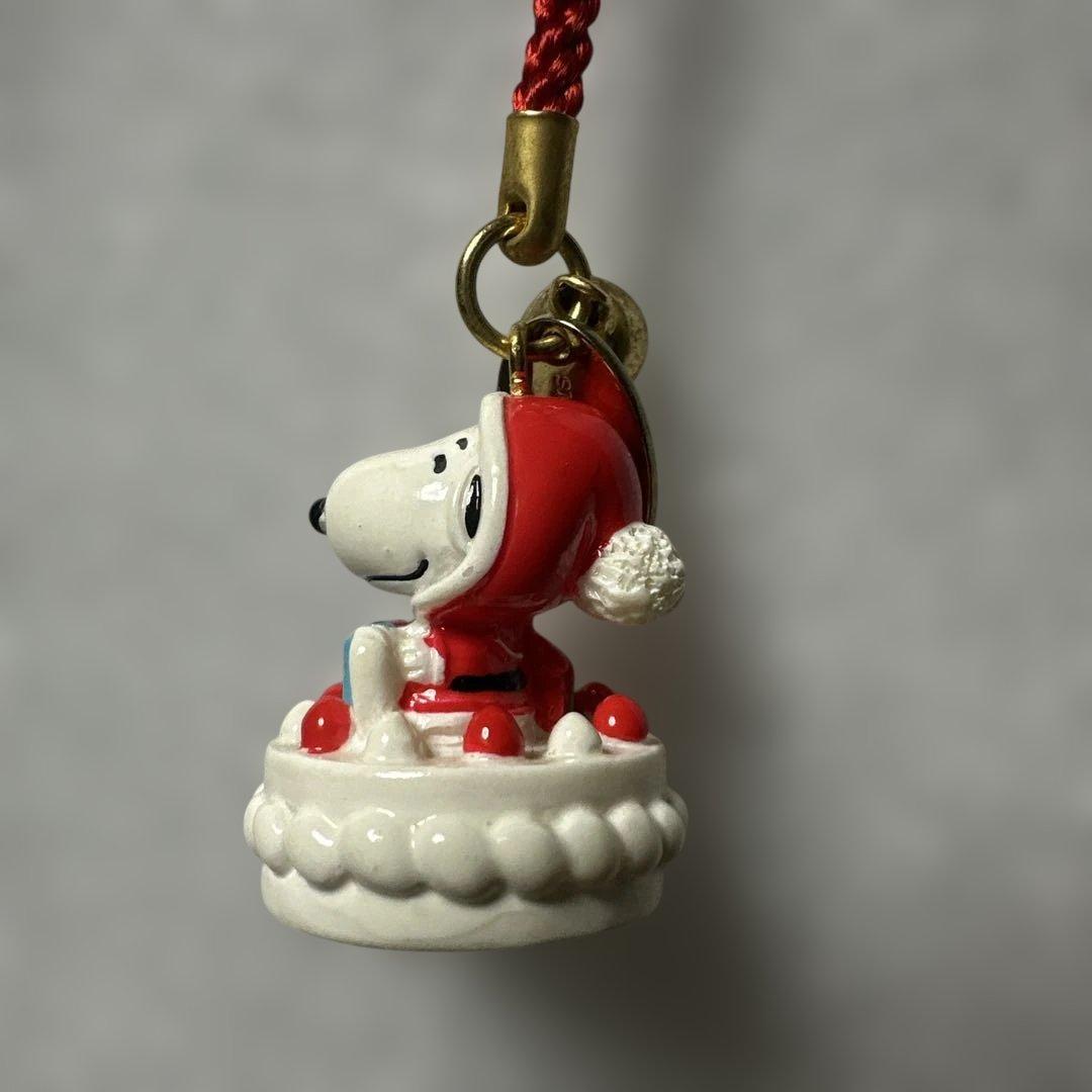 USJ限定　SNOOPY Xmasケーキストラップ レア