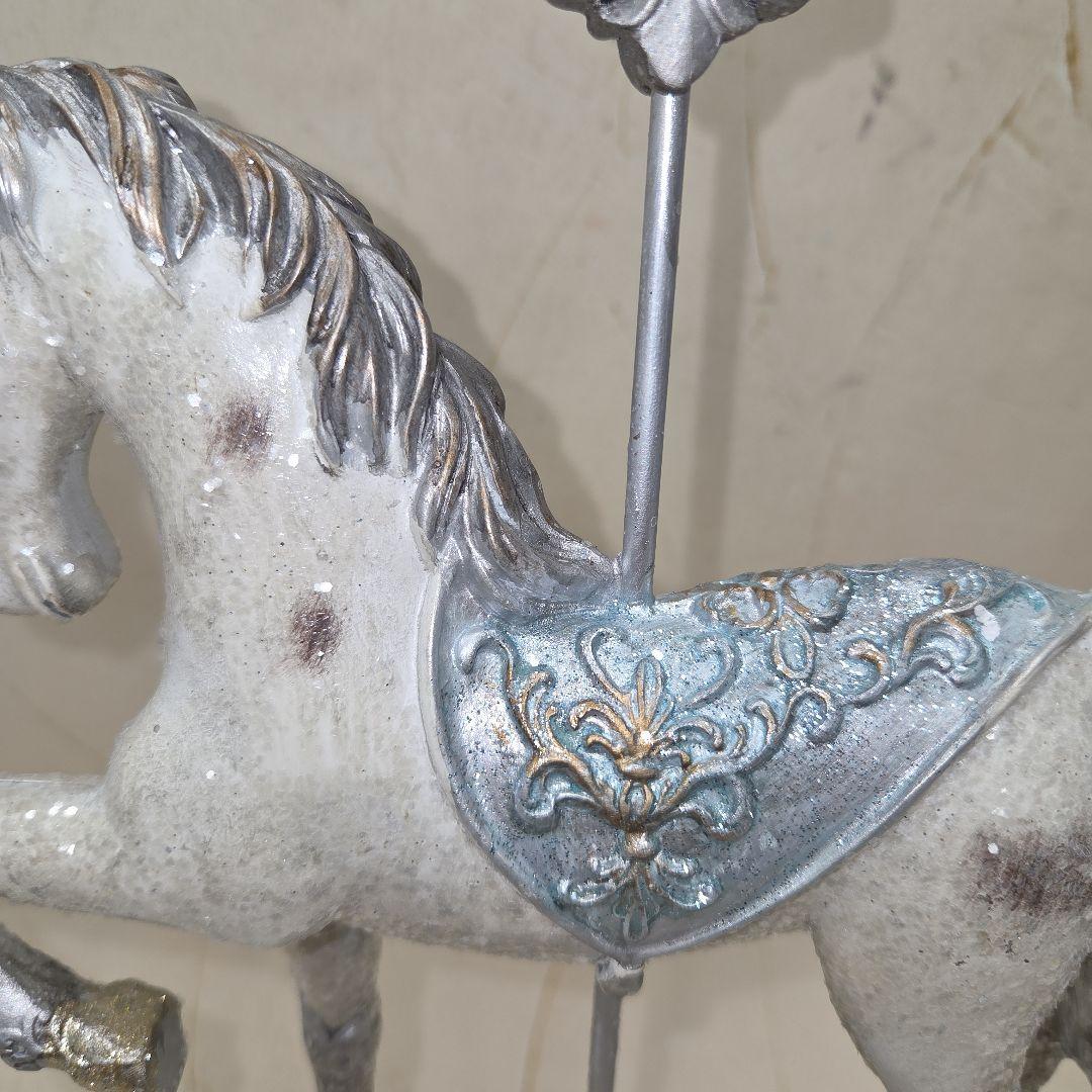 アンティーク調ユニコーンの装飾置物