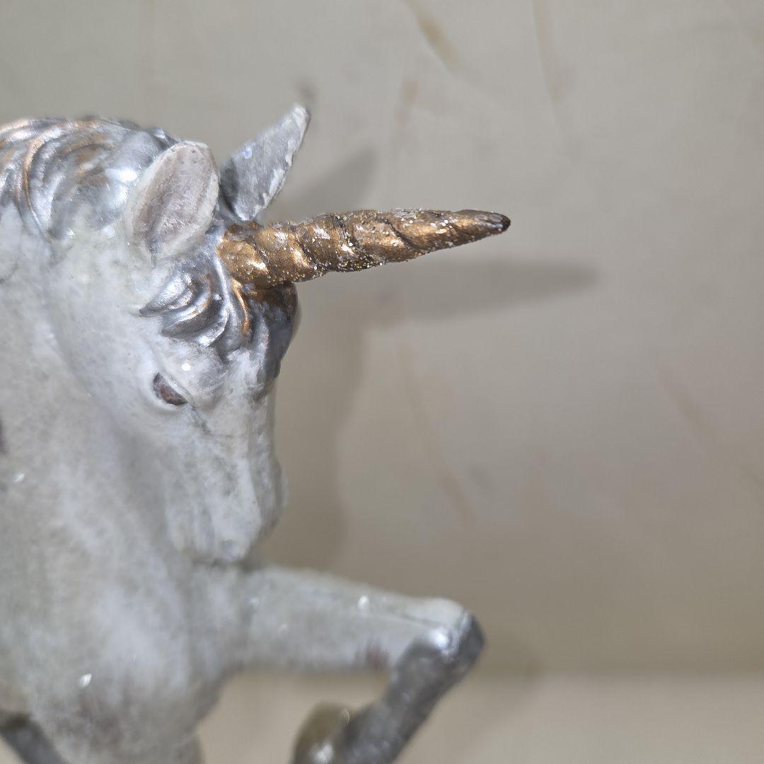 アンティーク調ユニコーンの装飾置物