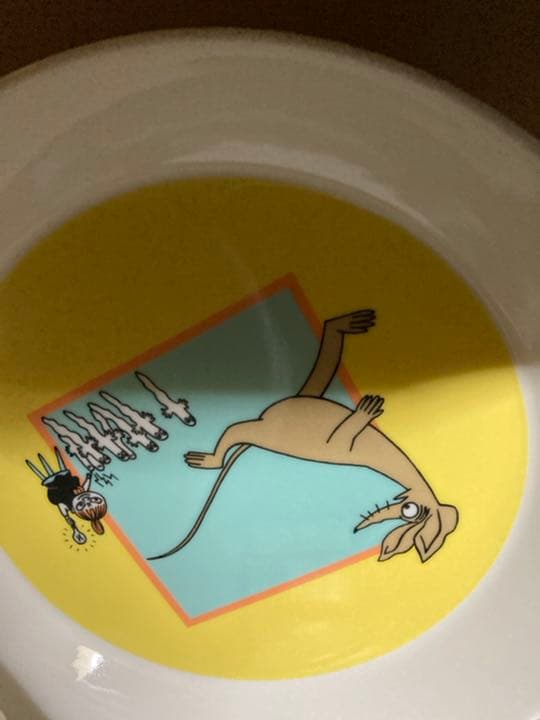 新品　アラビア　レア　廃盤　ムーミン　スニフ　モラン　ミムラ　プレート　4枚