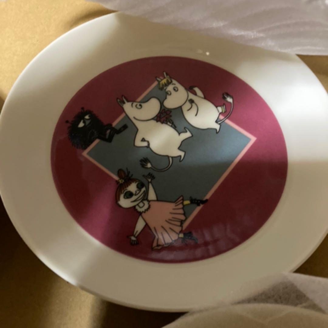 新品　アラビア　レア　廃盤　ムーミン　スニフ　モラン　ミムラ　プレート　4枚