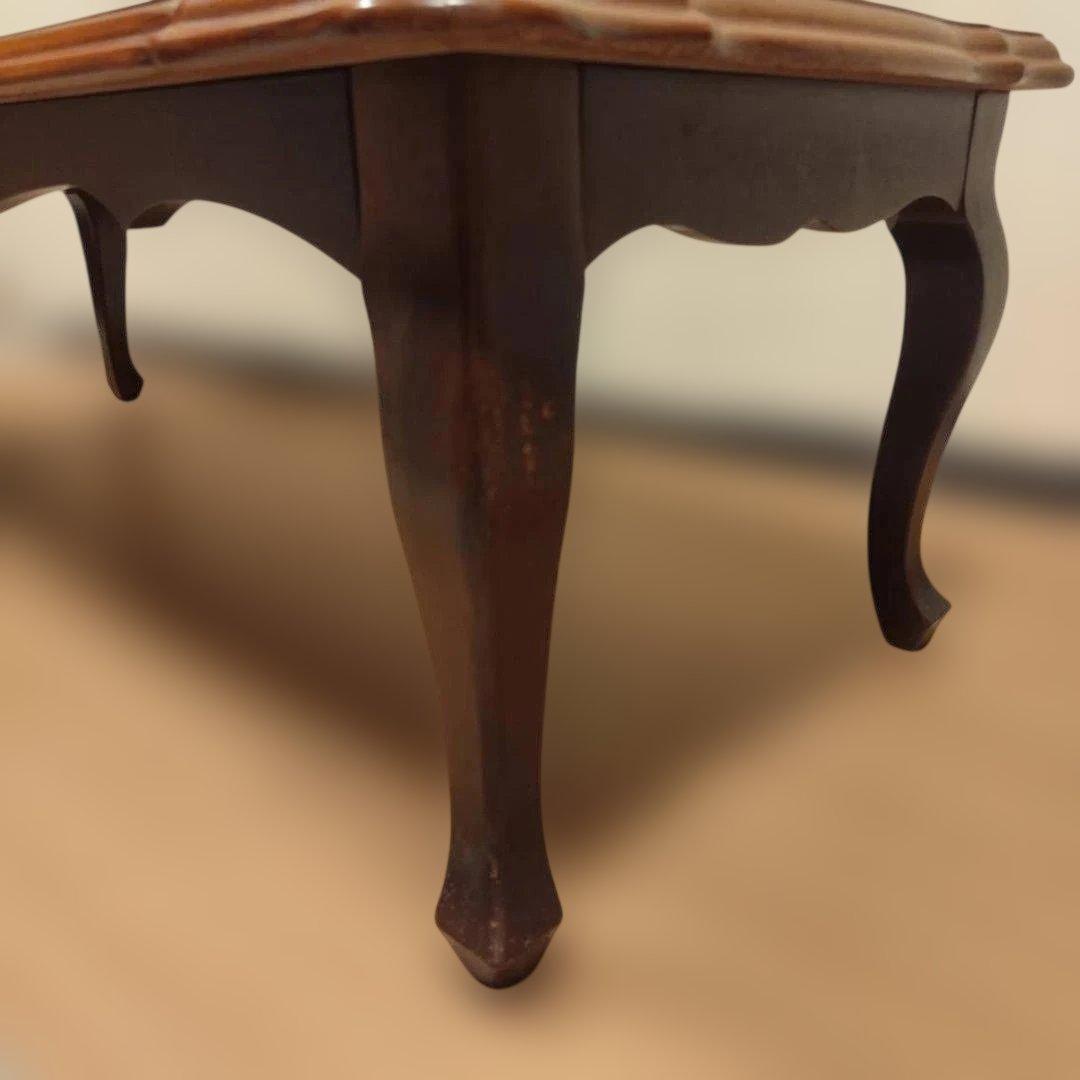 優雅な猫脚 センターテーブル エレガント クラシック ロココ調 ローテーブル