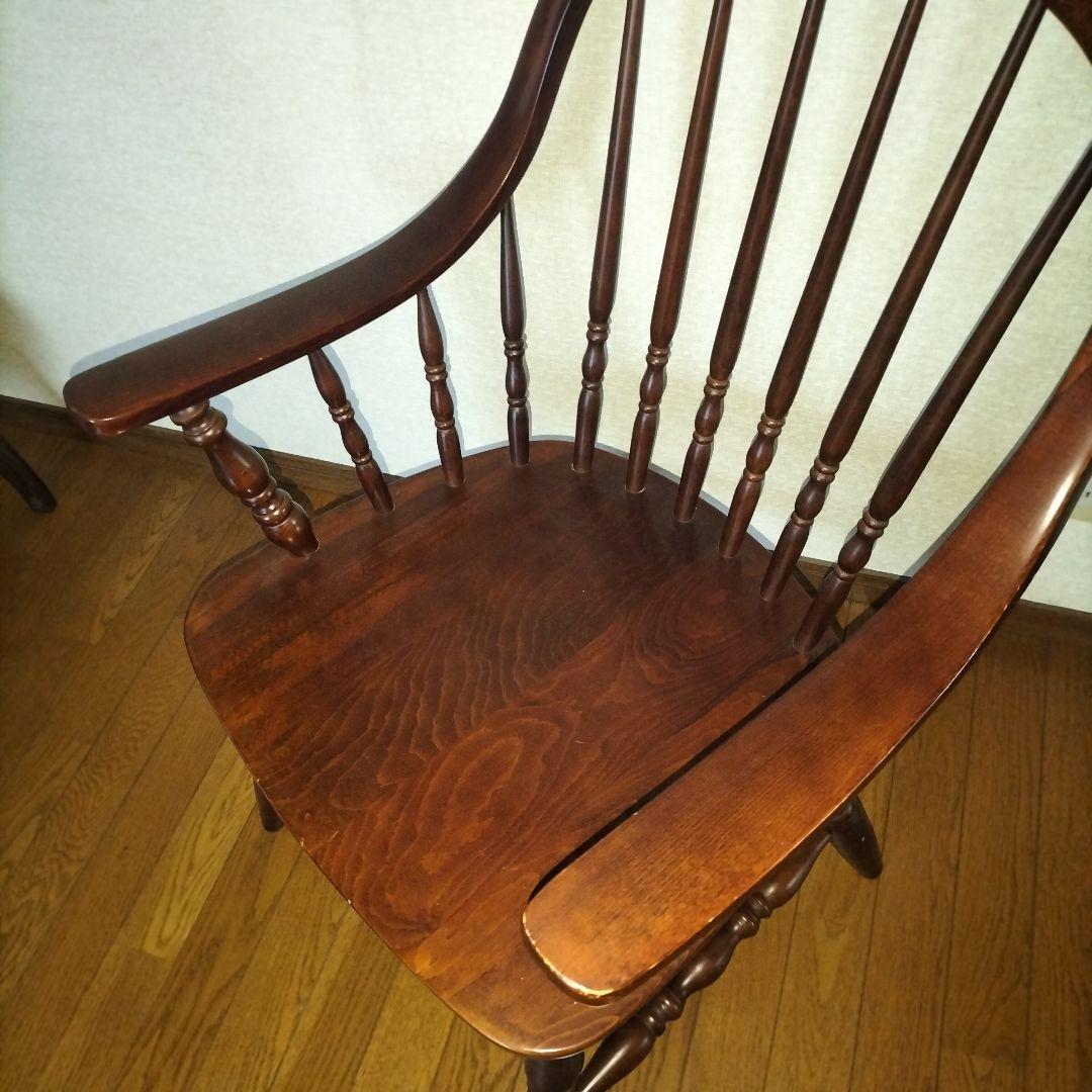 柏木工　アーム　ウインザーチェアー　椅子　ダイニング　チェア