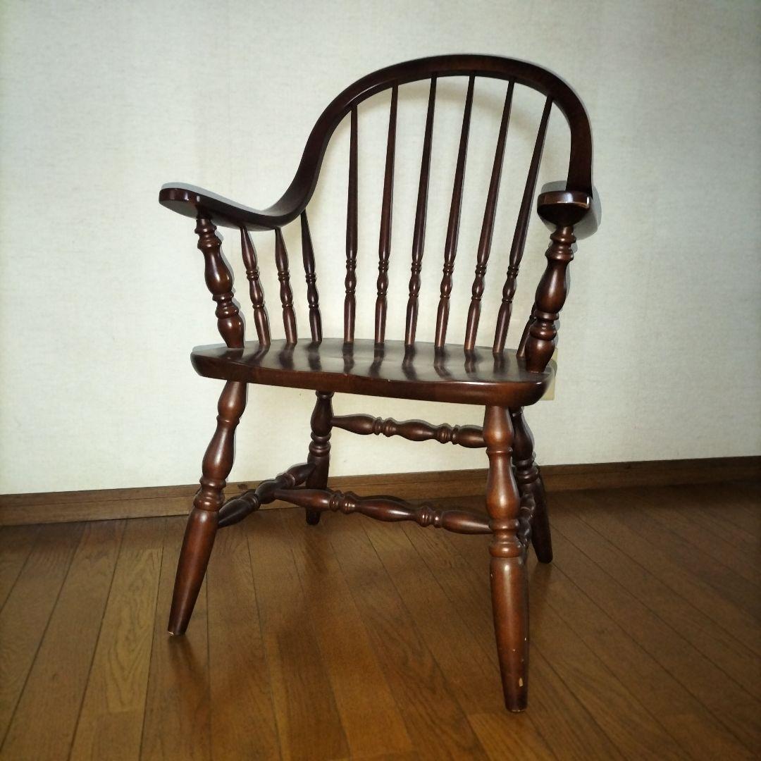 柏木工　アーム　ウインザーチェアー　椅子　ダイニング　チェア