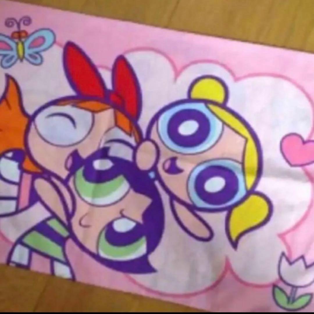 パワーパフガールズ シーツ クイーンフラットシーツ&ピローケース1枚