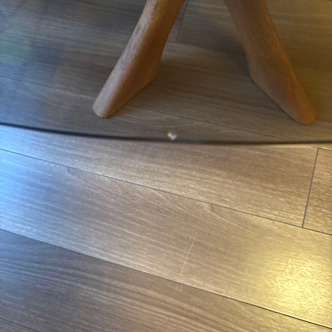 Illum Wikkelso 北欧デンマーク家具　ガラステーブル/楕円形❣️