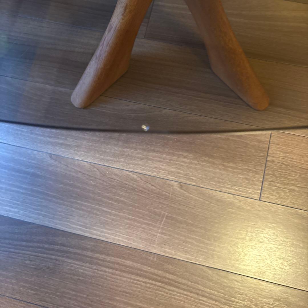 Illum Wikkelso 北欧デンマーク家具　ガラステーブル/楕円形❣️