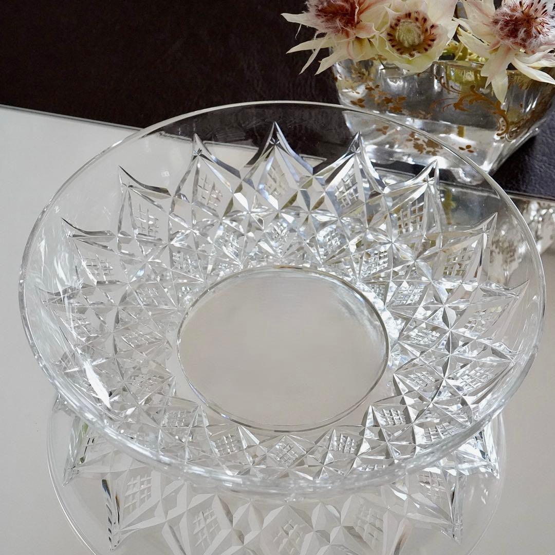 大型 オールドバカラ コルベール サラダボウル 未使用品 箱付★BACCARAT