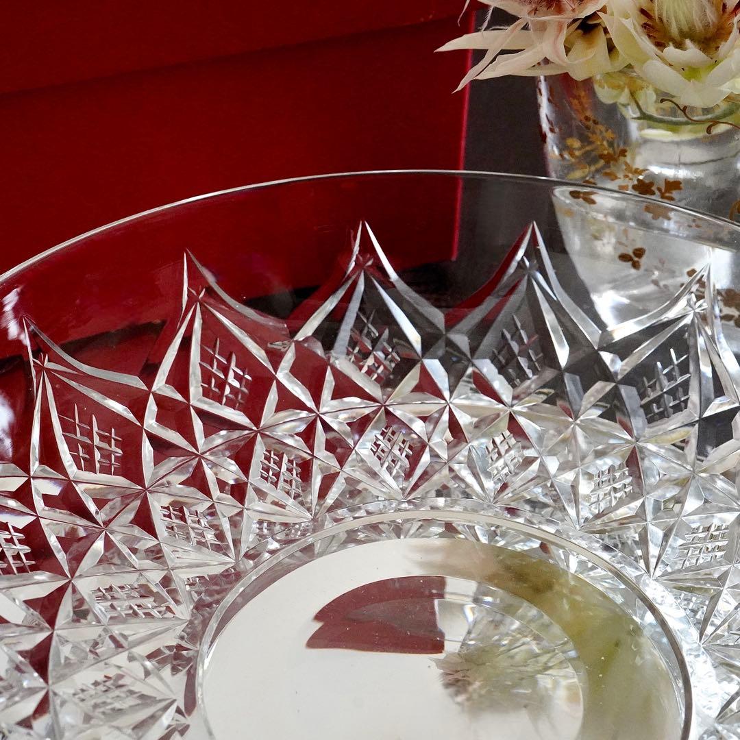 大型 オールドバカラ コルベール サラダボウル 未使用品 箱付★BACCARAT