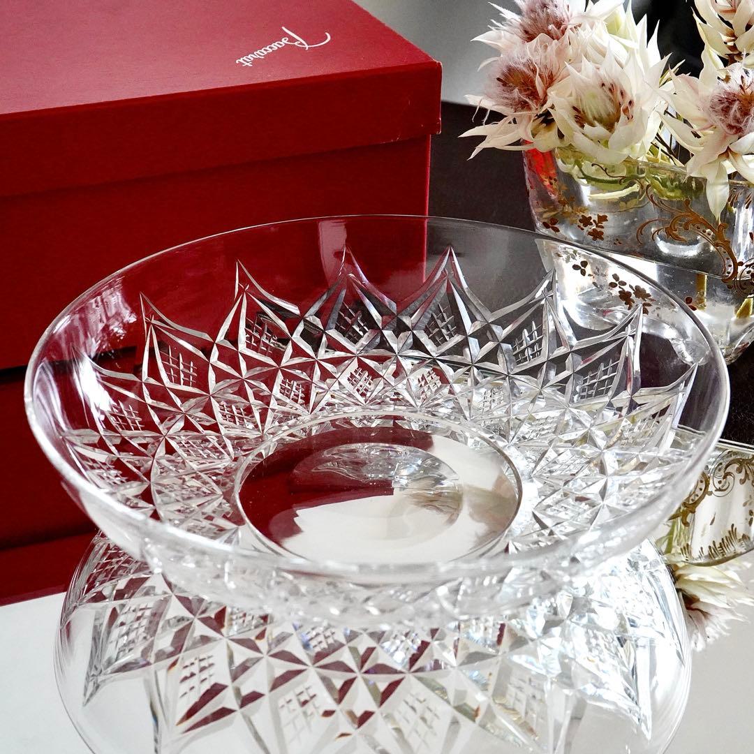 大型 オールドバカラ コルベール サラダボウル 未使用品 箱付★BACCARAT