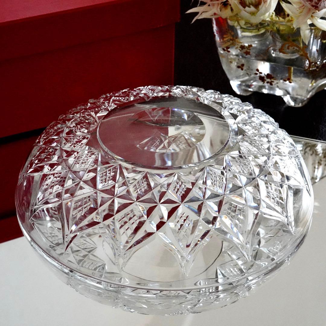 大型 オールドバカラ コルベール サラダボウル 未使用品 箱付★BACCARAT