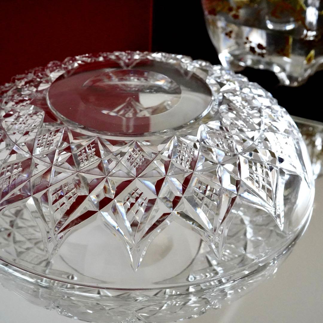 大型 オールドバカラ コルベール サラダボウル 未使用品 箱付★BACCARAT