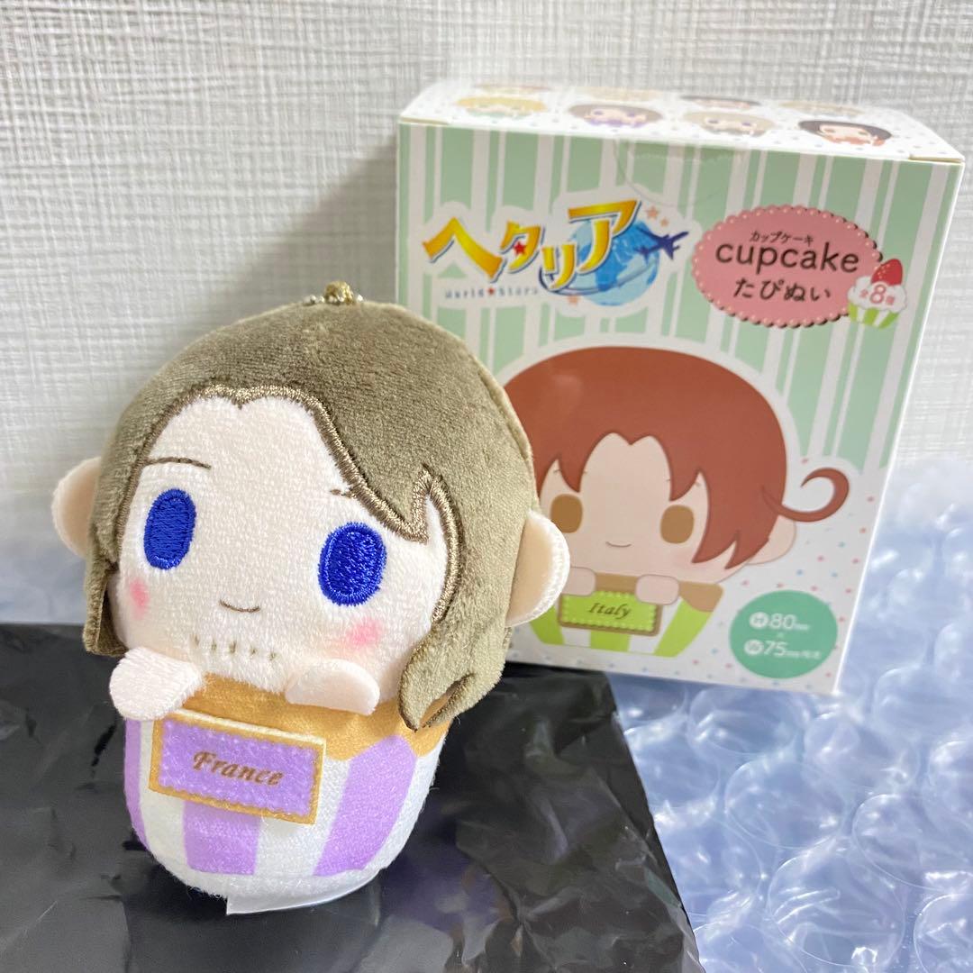 ヘタリア フランス カップケーキたぴぬい ぬいぐるみ キーホルダー