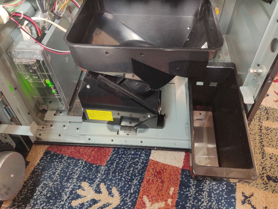 パチスロ実機 超GANTZ コイン不要機、トランス付き電源コード セット