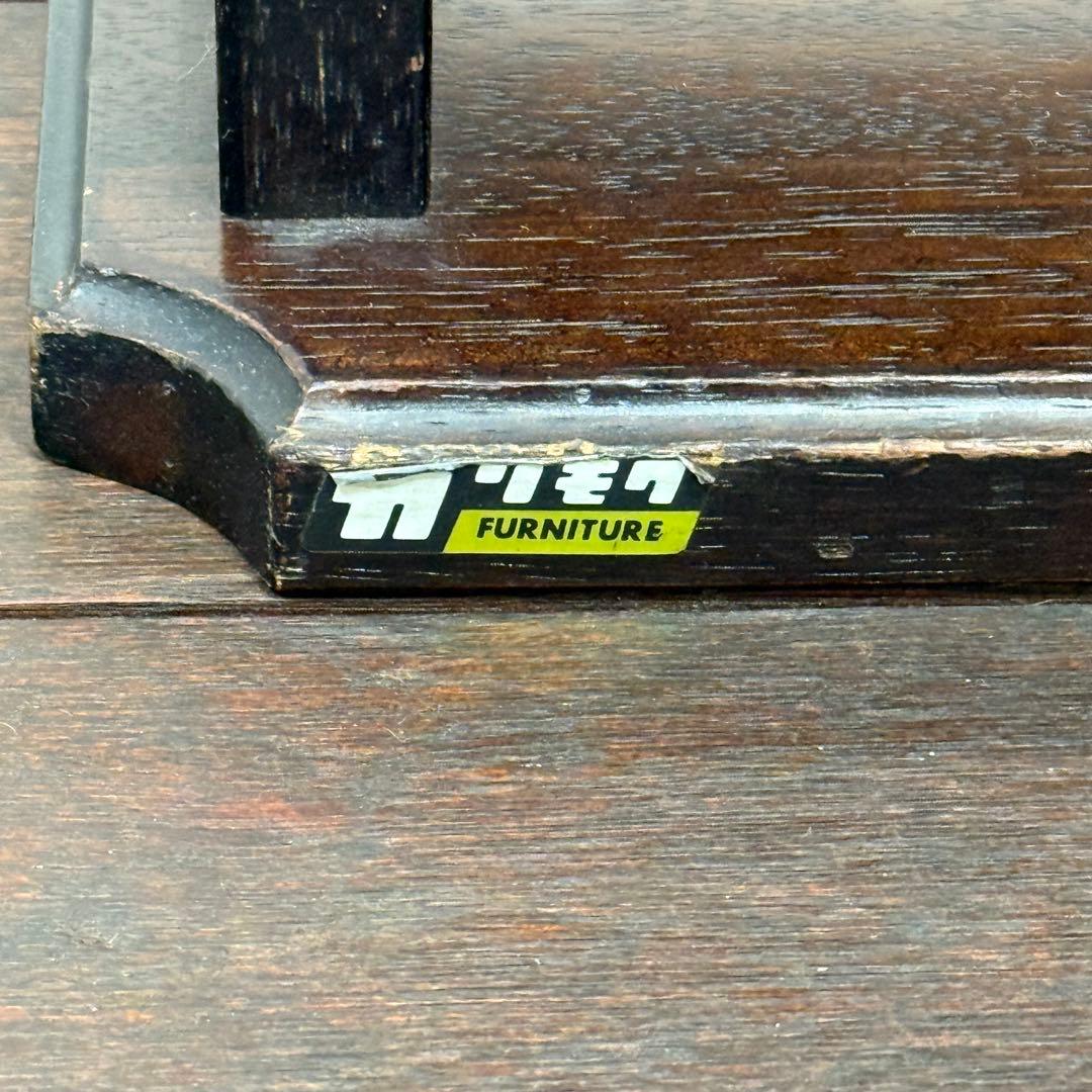 H21K56b カリモク オールドカリモク コロニアル マガジンラック