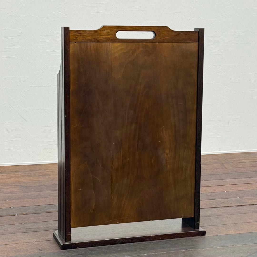 H21K56b カリモク オールドカリモク コロニアル マガジンラック