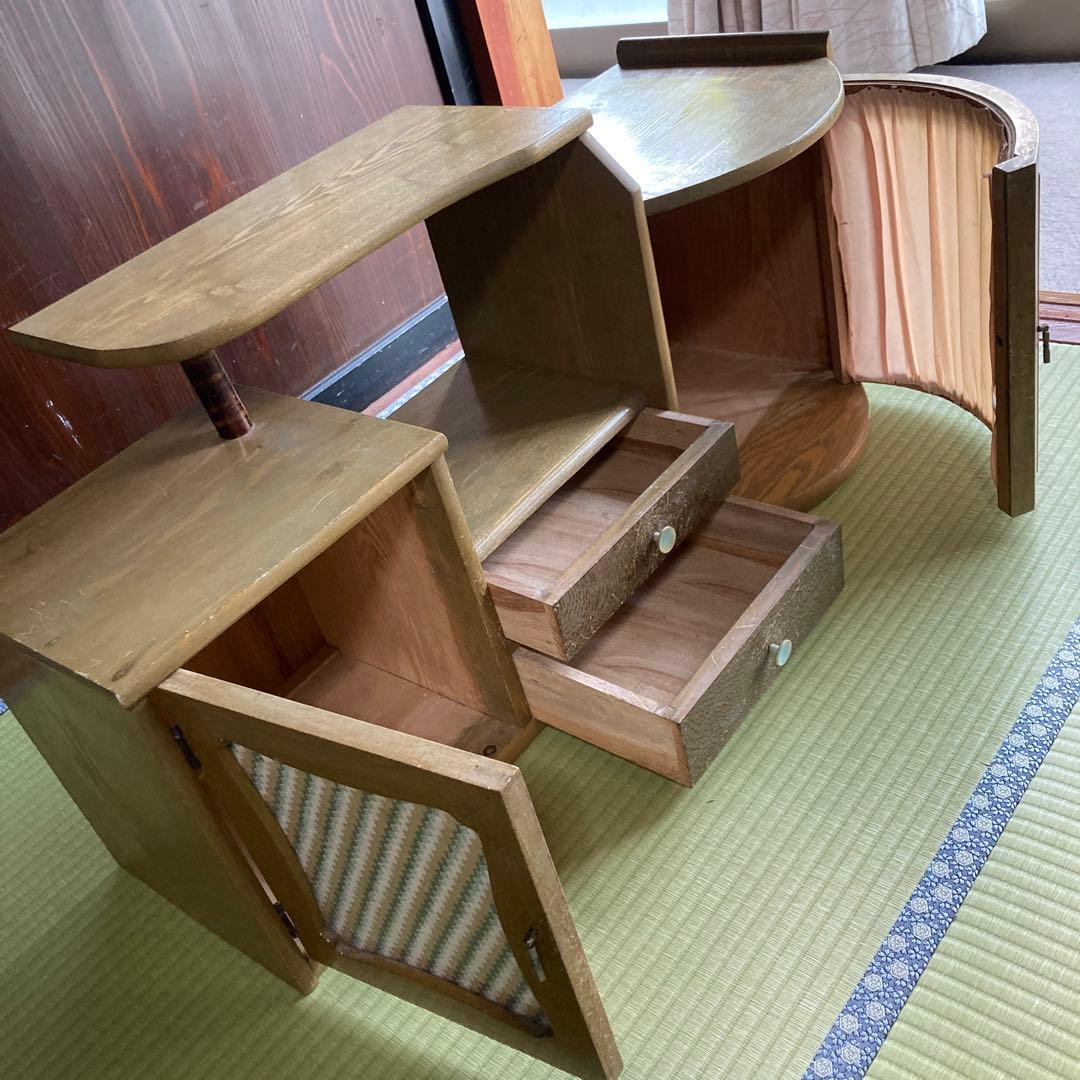 昭和レトロ☆アンティーク　小物収納　飾り棚