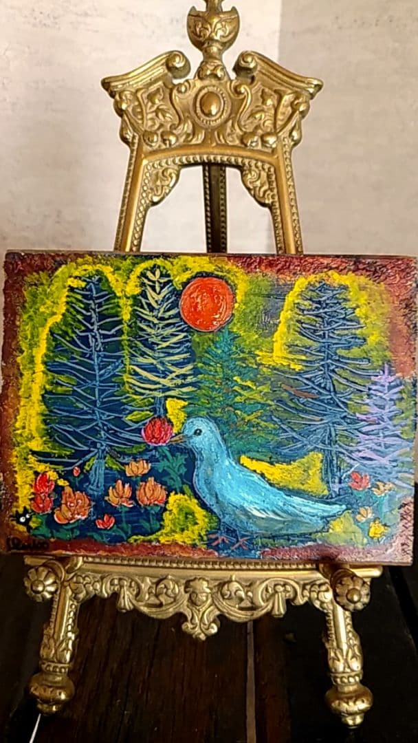 猫の絵　『いい匂い』シリーズ