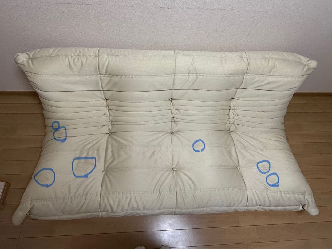 【値下げしました】リーンロゼ　3人掛けソファ