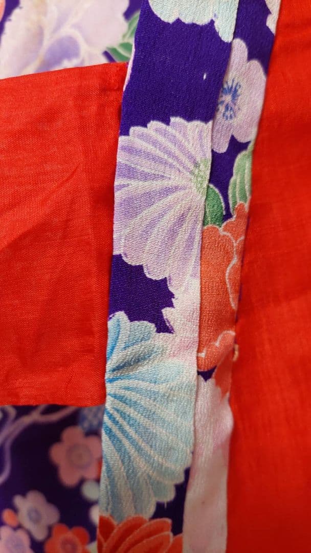 NK39アンティーク子供着物正絹着丈97センチ裄丈41センチ