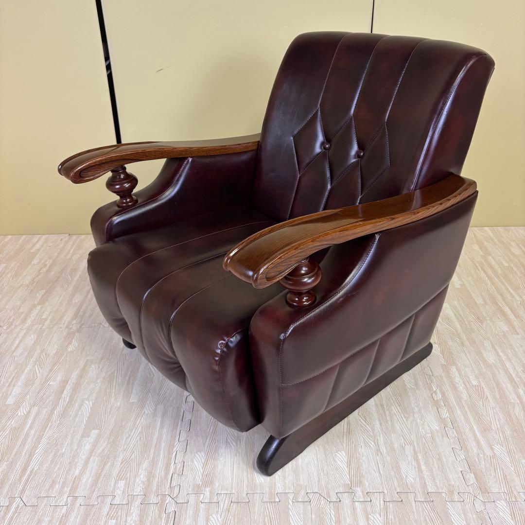 １人掛けソファ　程度良好　ミッドセンチュリー　ヴィンテージ　レトロ　アームチェア