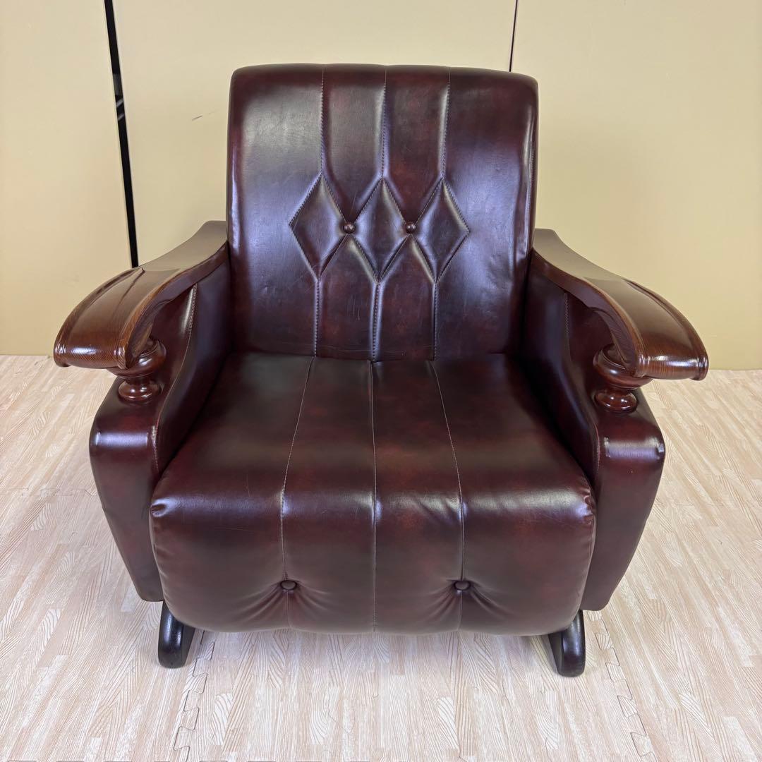 １人掛けソファ　程度良好　ミッドセンチュリー　ヴィンテージ　レトロ　アームチェア