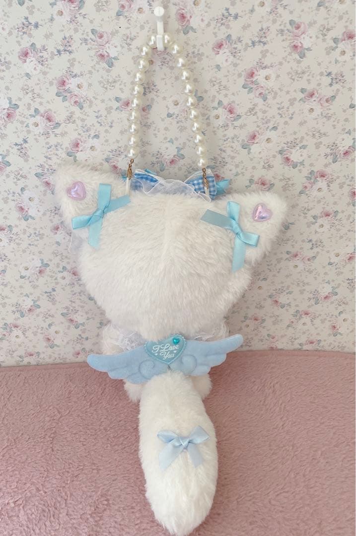 色違いコーデ】夢かわ猫 ドレス 12cm ぬい服 いつぬい 46〕おすわり ぬい