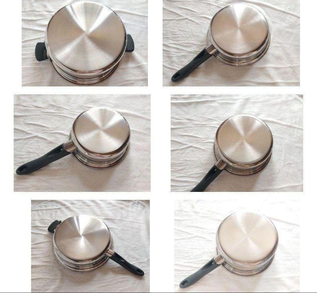 綺麗 2024年製 アムウェイ 21ピースセット鍋 白インダクションレンジ ↓