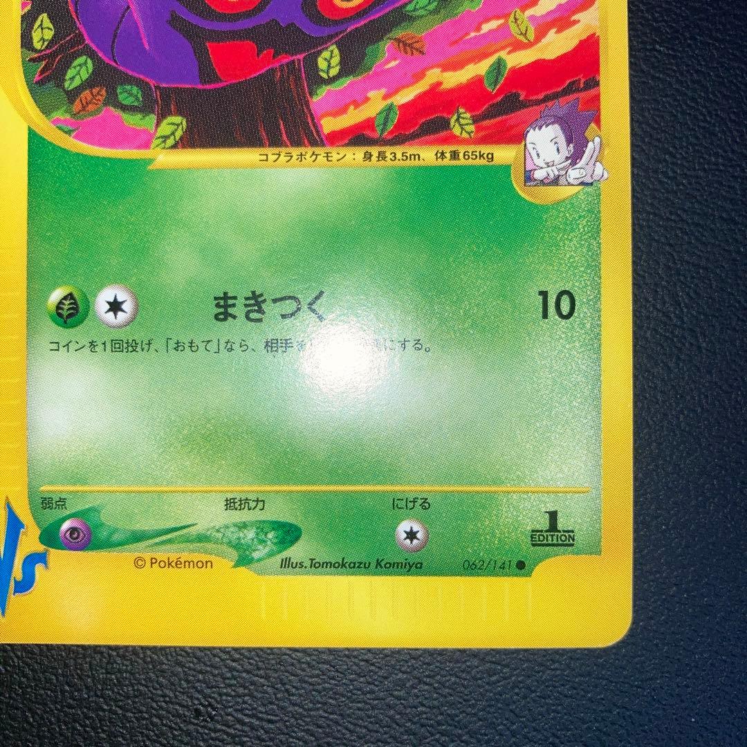 極美品　アンズのアーボック　カードe VS 1ed