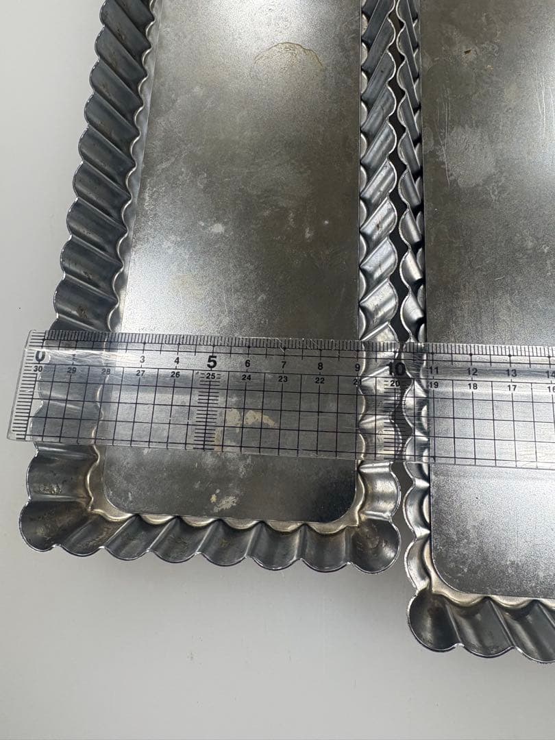 金属製 長方形型抜き 10個セット