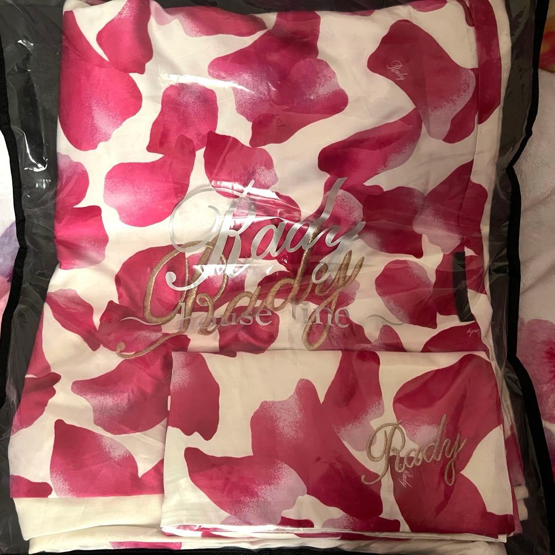 【Rady】布団カバー&枕カバーset♡リゾートフラワー柄♡シングル