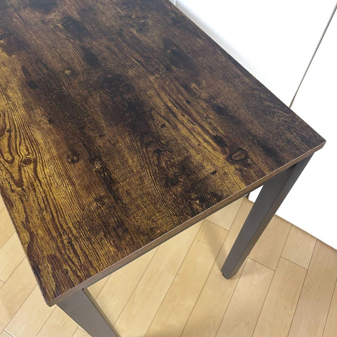 ヴィンテージデスク　アイアンレッグ　幅80 アンティーク調　テーブル　ダイニング