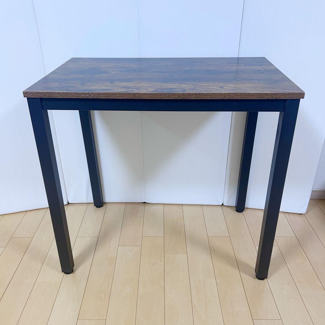 ヴィンテージデスク　アイアンレッグ　幅80 アンティーク調　テーブル　ダイニング