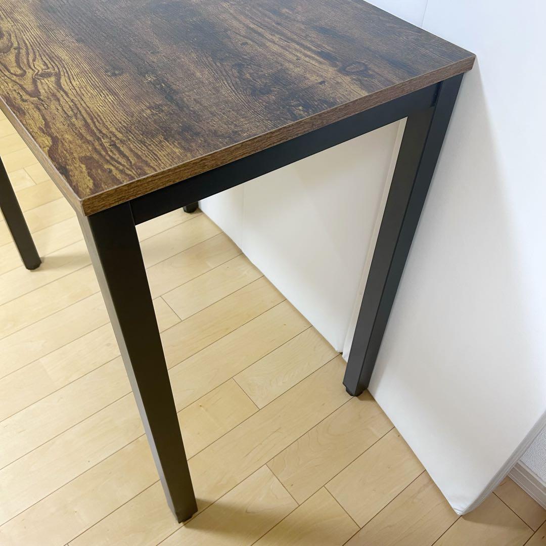 ヴィンテージデスク　アイアンレッグ　幅80 アンティーク調　テーブル　ダイニング