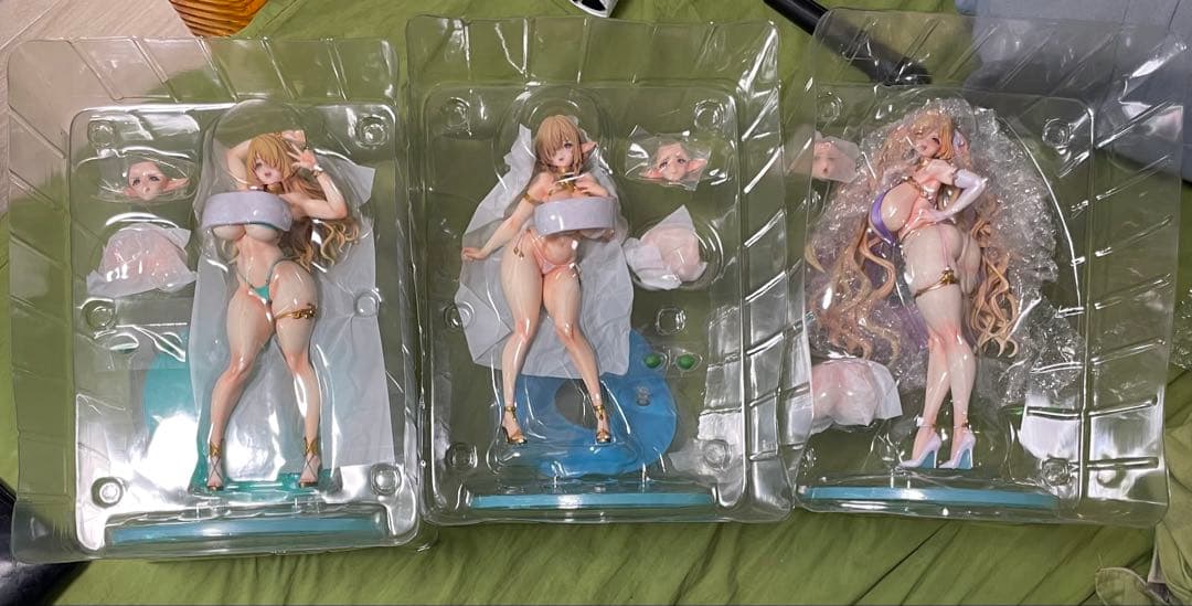 エルフ村 ククル セシル　ママティアナ　沐浴着ver. フィギュア　限定版